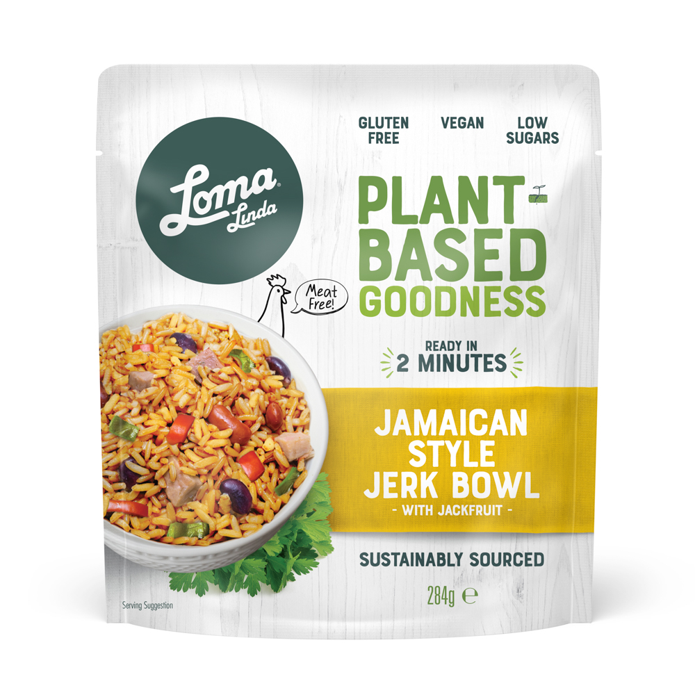 loma linda jamaican jerk style bowl front of pouch image